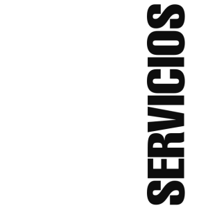 Logotipo de TH Servicios, blanco